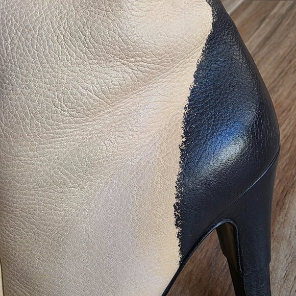 Chanel Blizzard Black&White Knee High Boots Retail $1500 37C - Picture 8 of 16